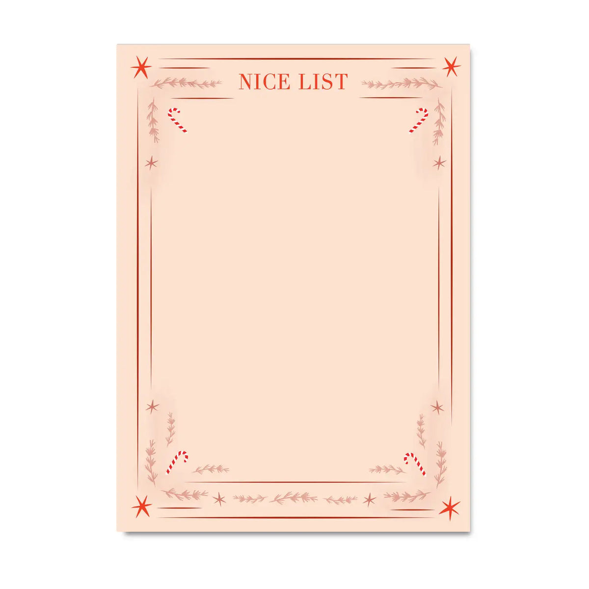 Nice List Holiday Notepad