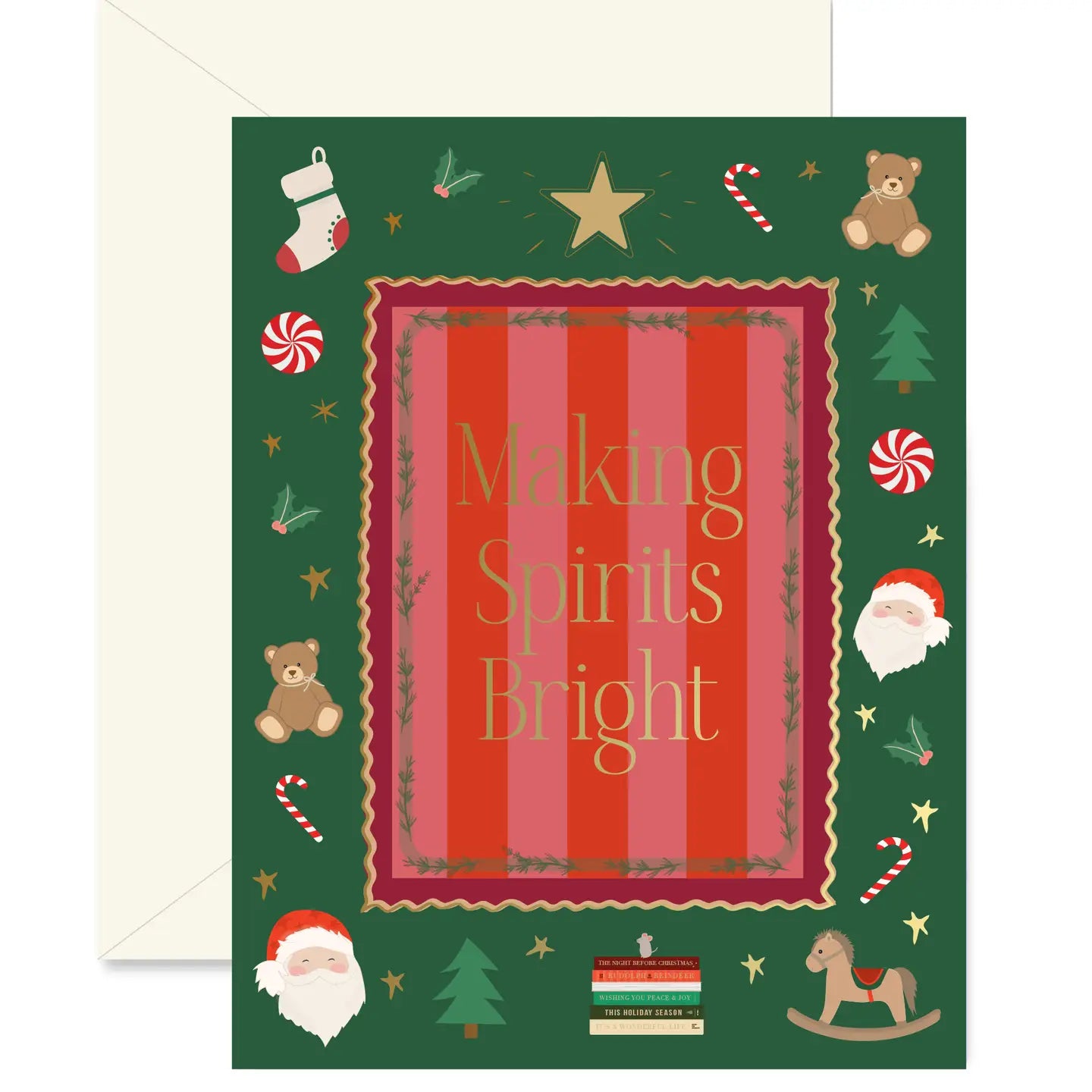 Holiday Spirits Frame Greeting Card