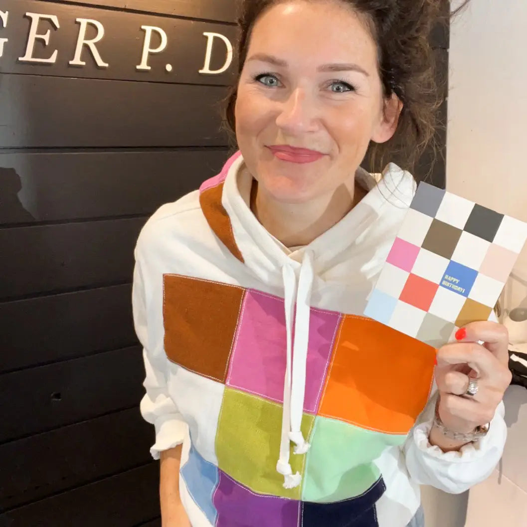 Checkerboard Birthday Greeting Card