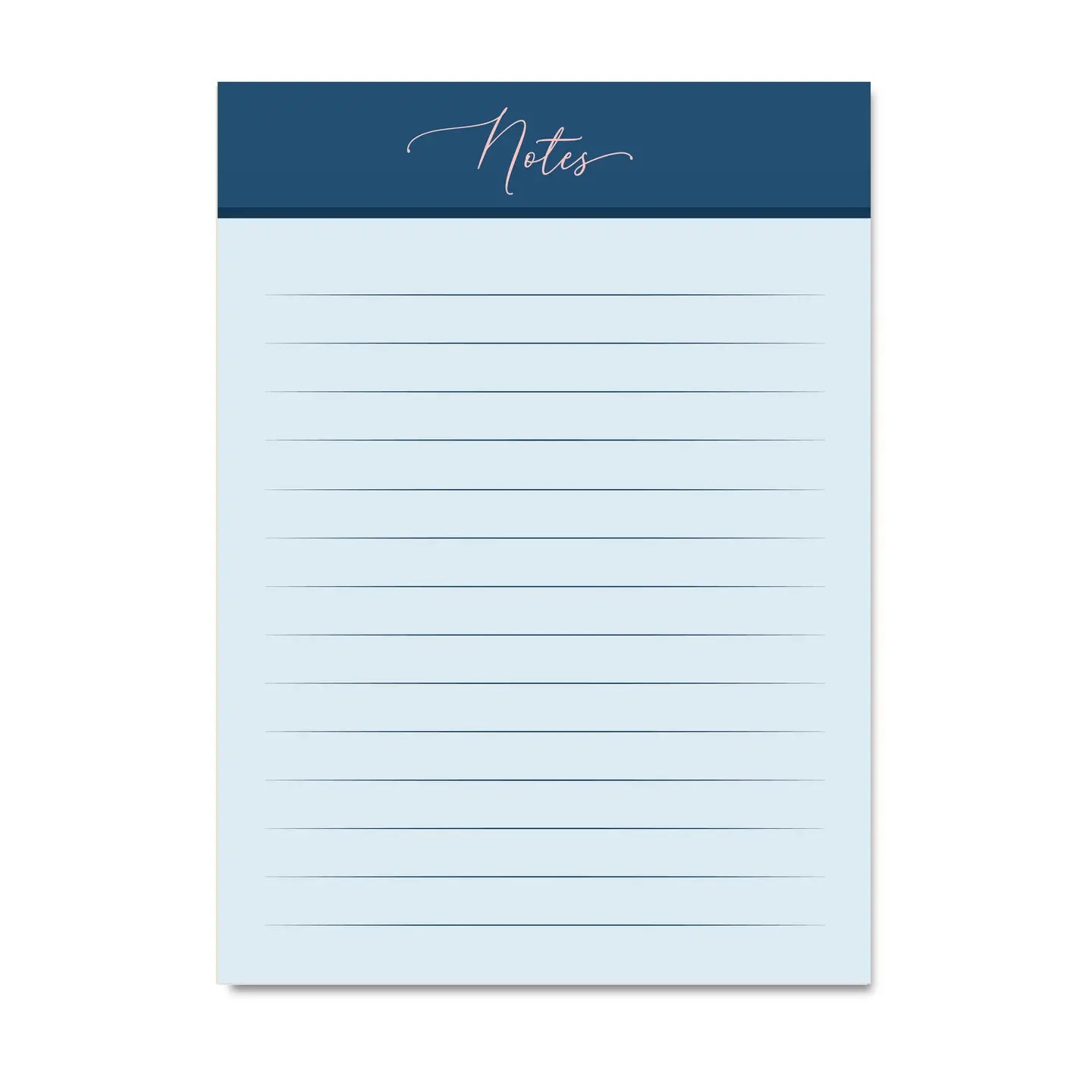 Blue Refined Notepad