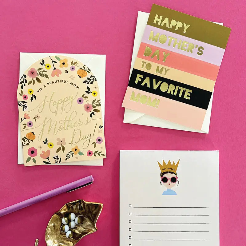 Arch Beautiful Mother's Day Floral Greeting Card