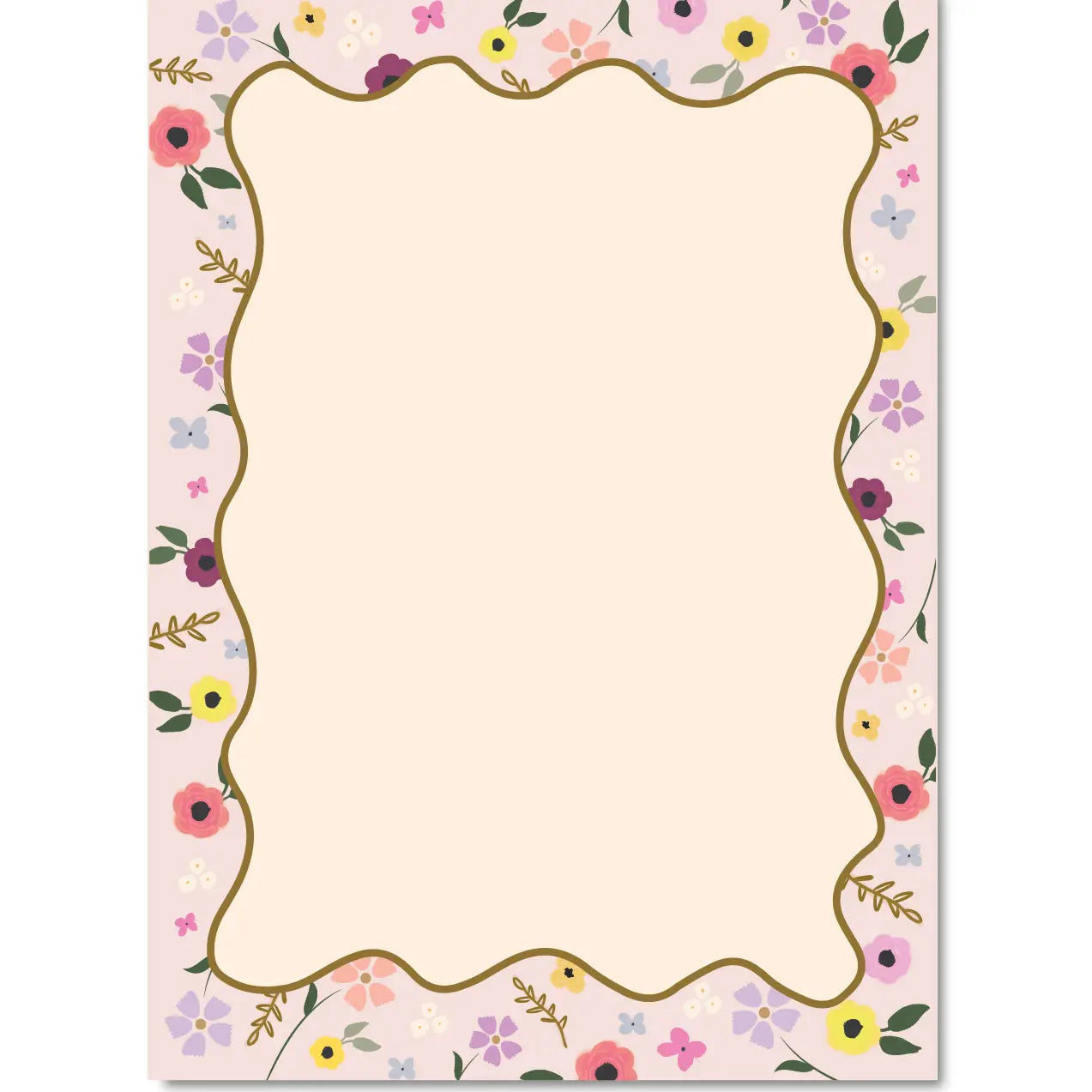 Floral Frame Notepad