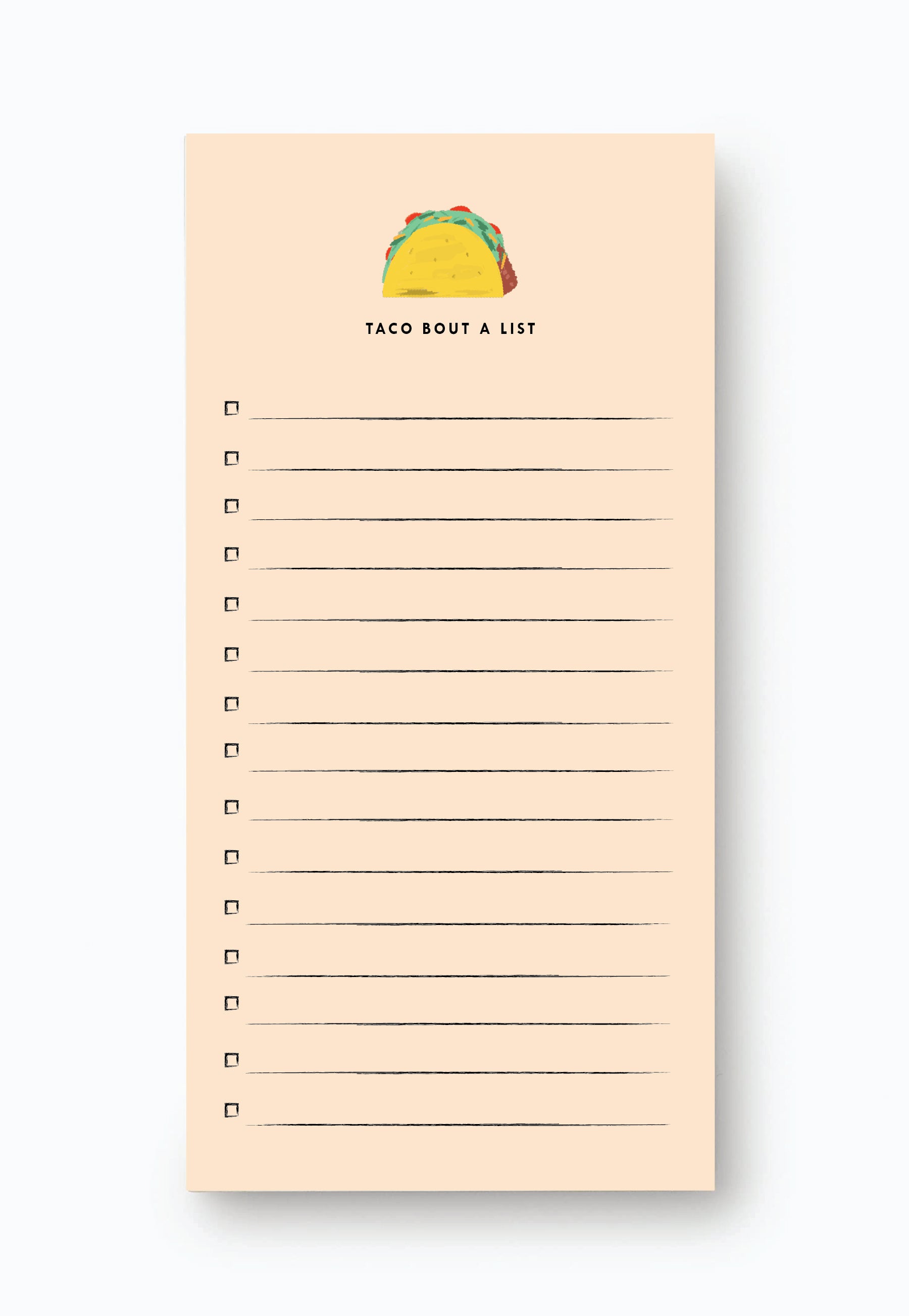 Taco Bout A List Market Pad