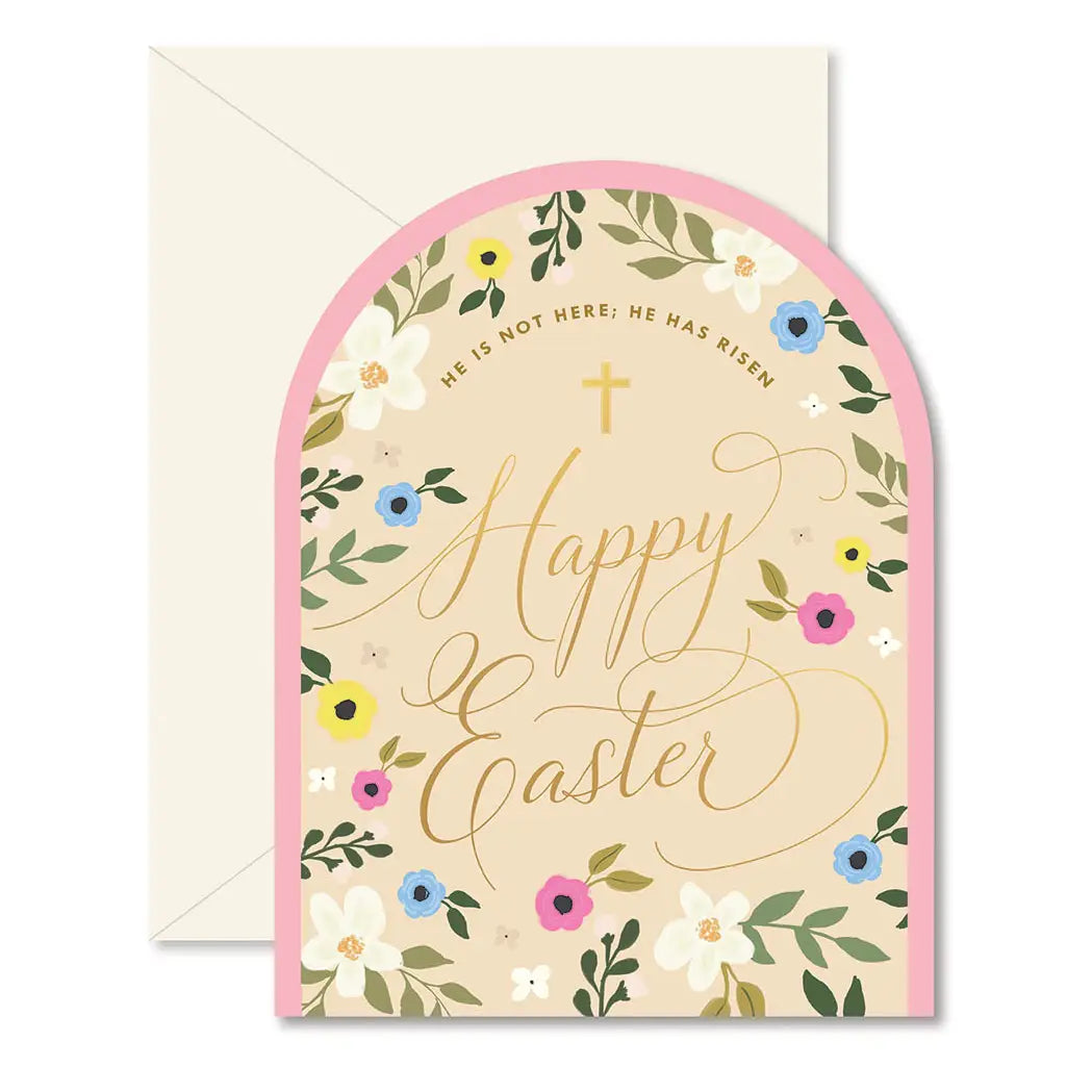 Happy Easter Arch Greeting Card