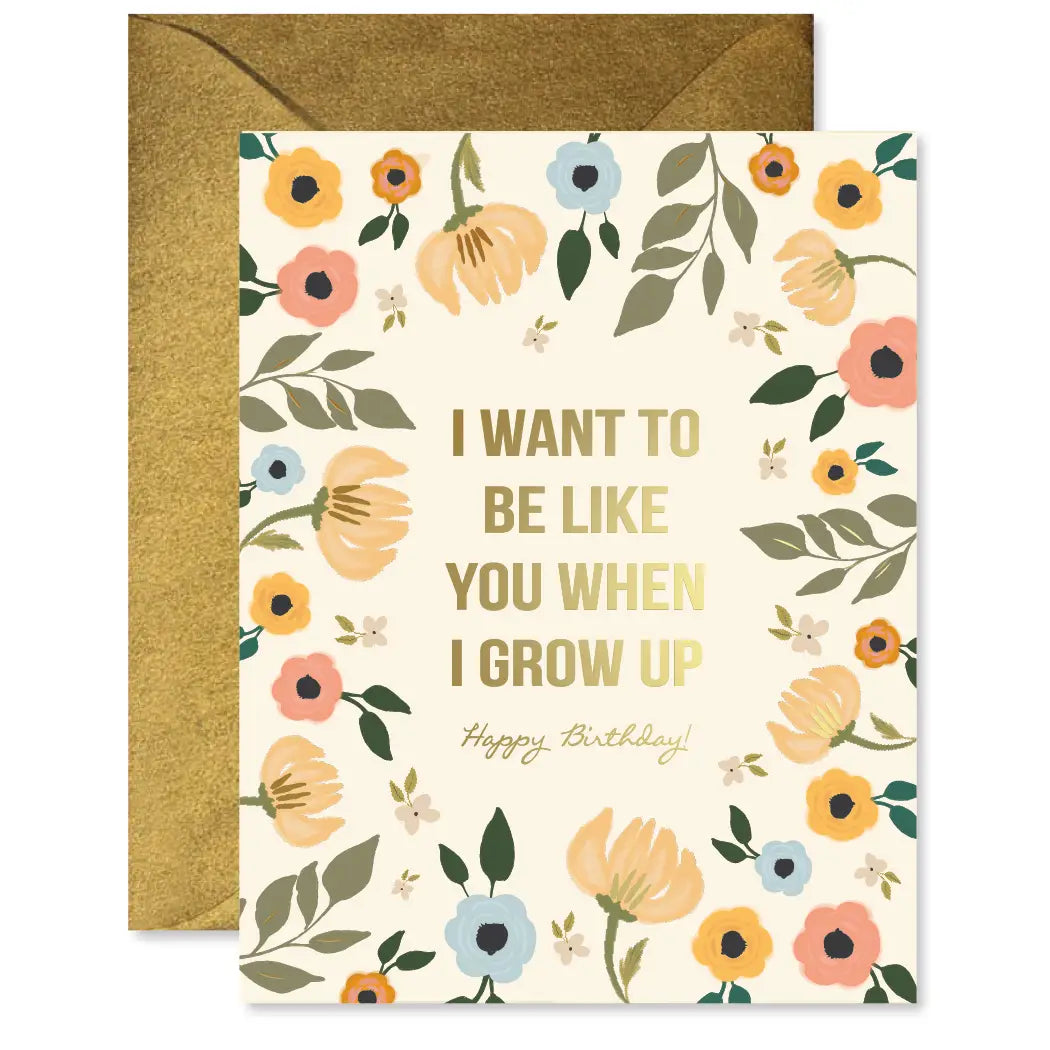 When I Grow Up Birthday Greeting Card