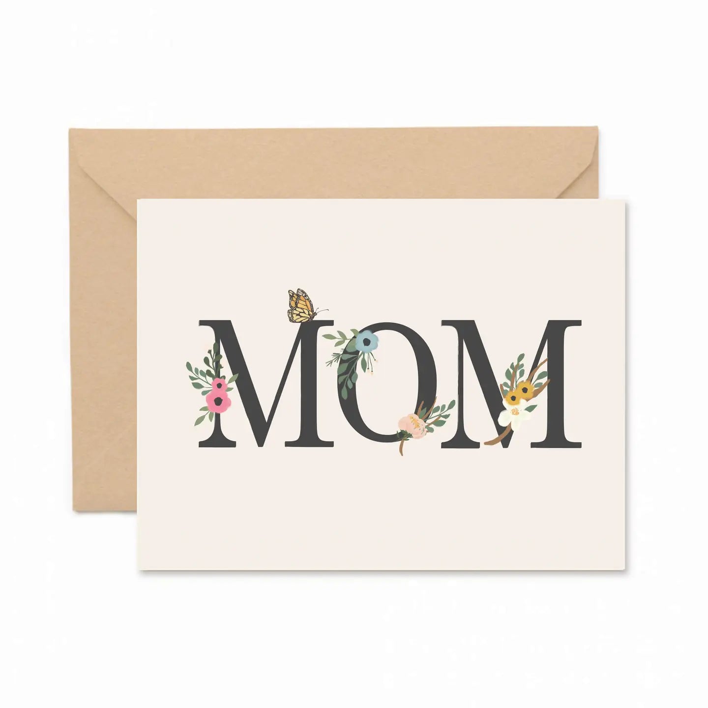 Mom Floral Greeting Card