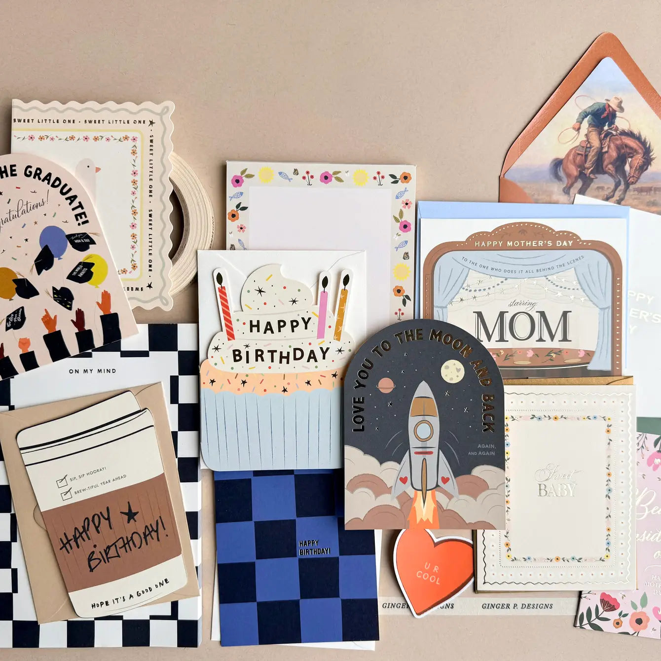 Behind the Scenes Mother's Day Greeting Card