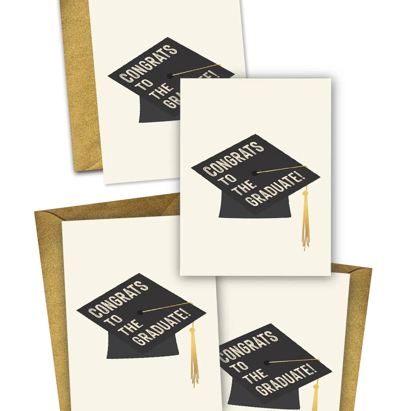 Graduate Hat Graduation Greeting Cards Boxed Set