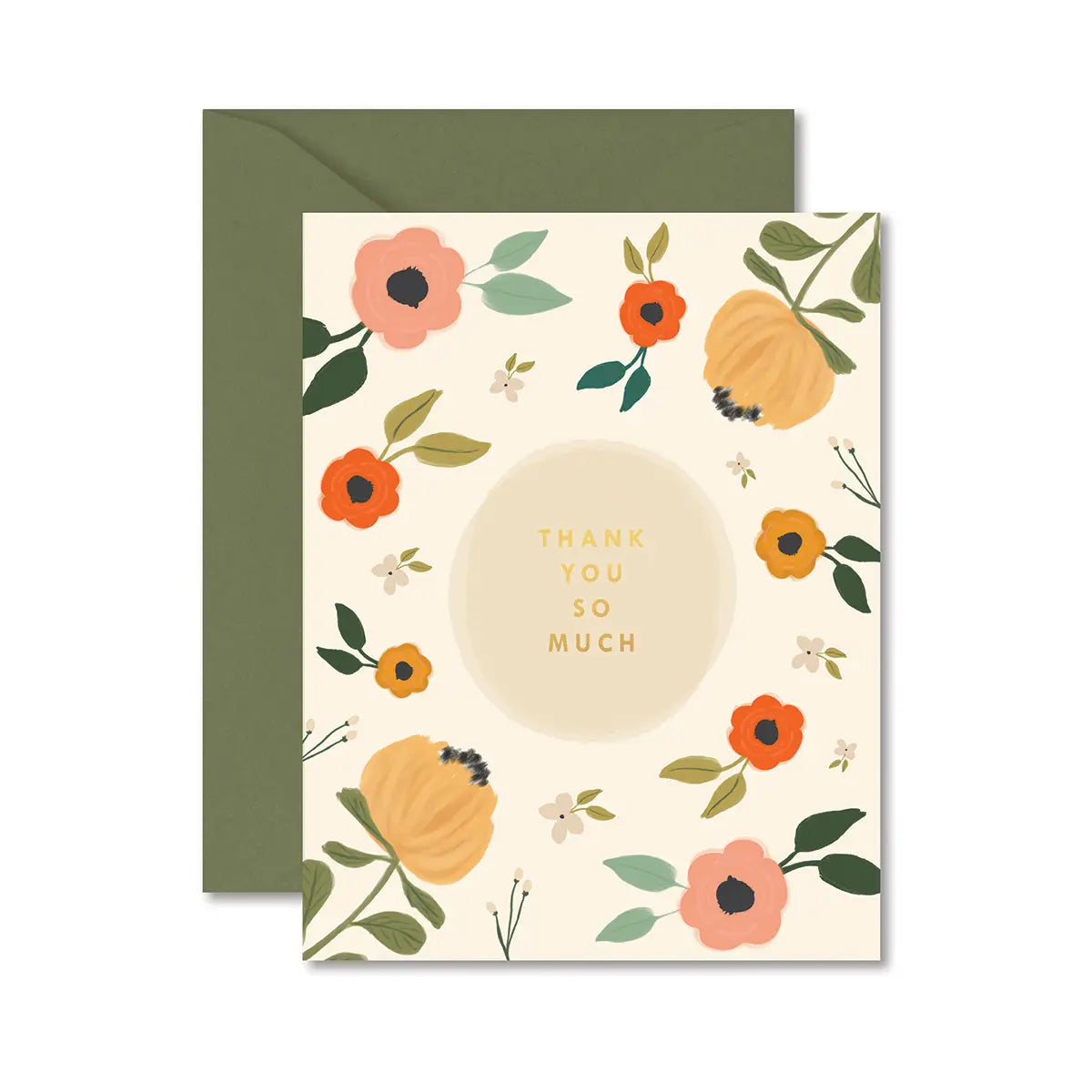 Blooming Thank You Greeting Card