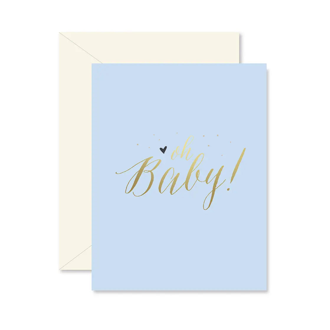 Blue Oh Baby! Greeting Card