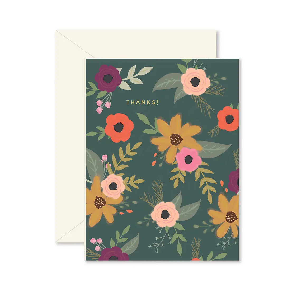 Floral Thanks! Greeting Card