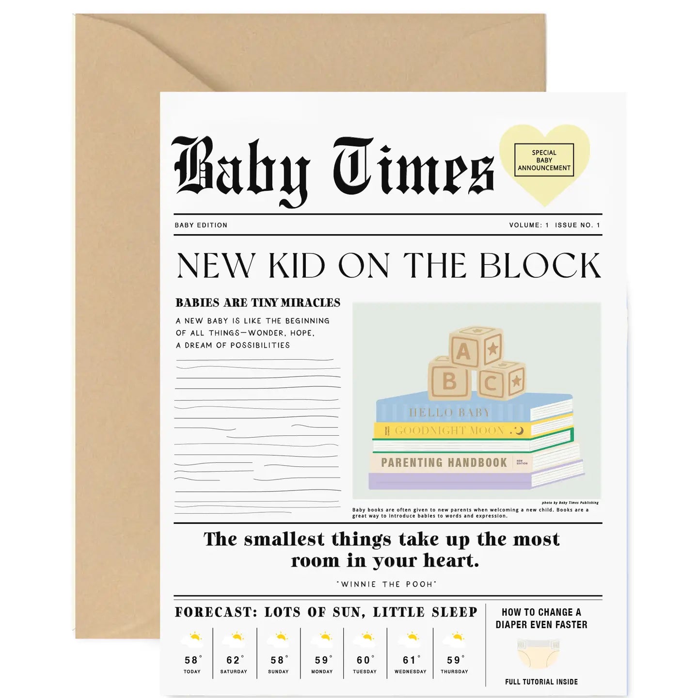 Baby Times Greeting Card