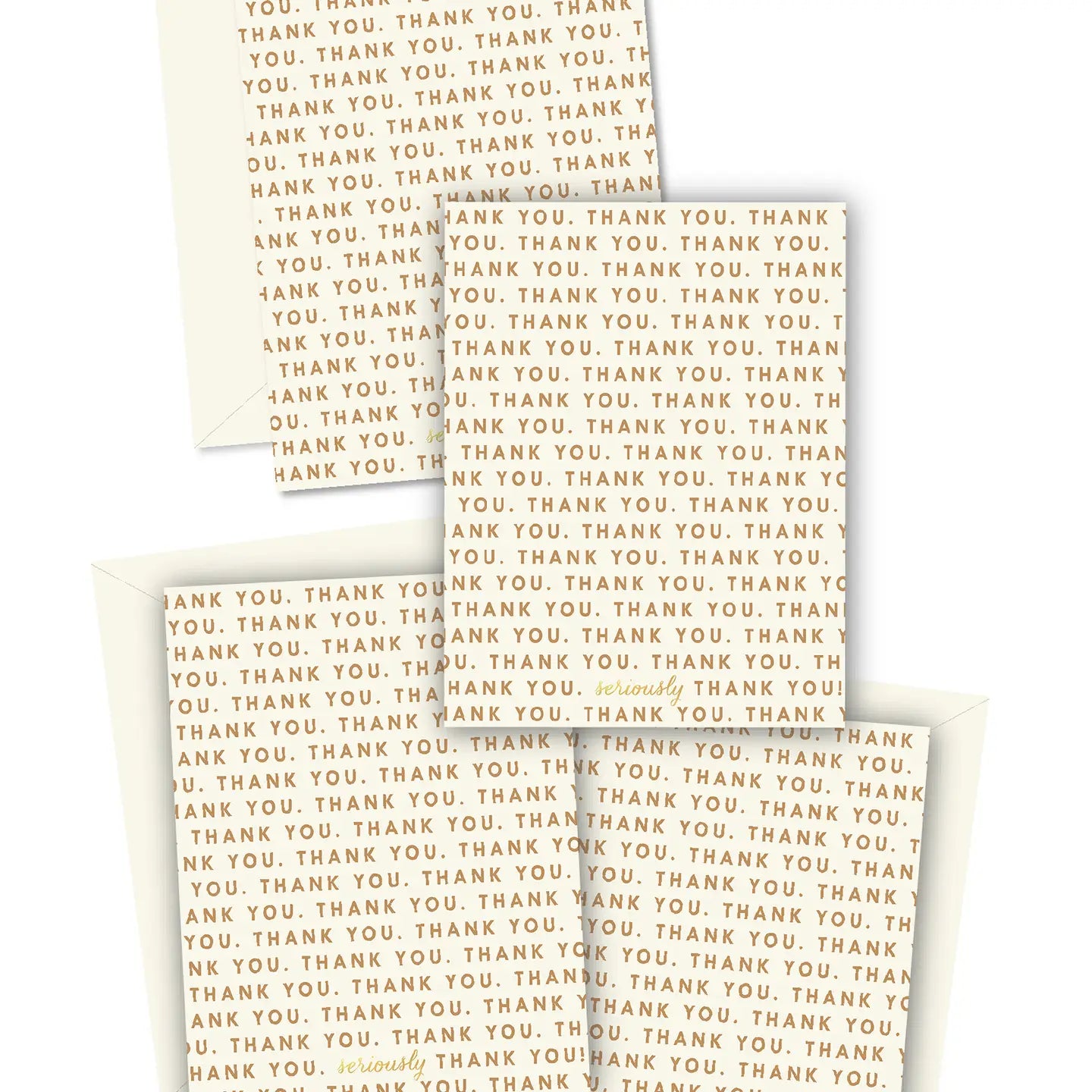 Repeating Thank You Greeting Cards Boxed Set
