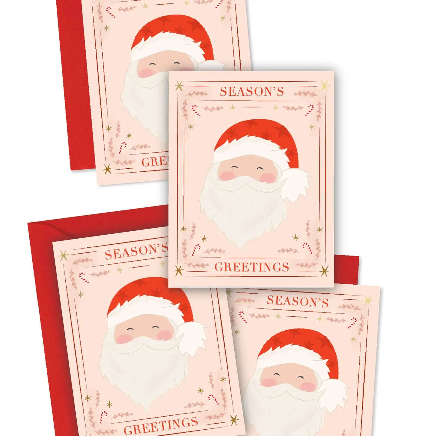Santa Frame Greeting Cards Boxed Set