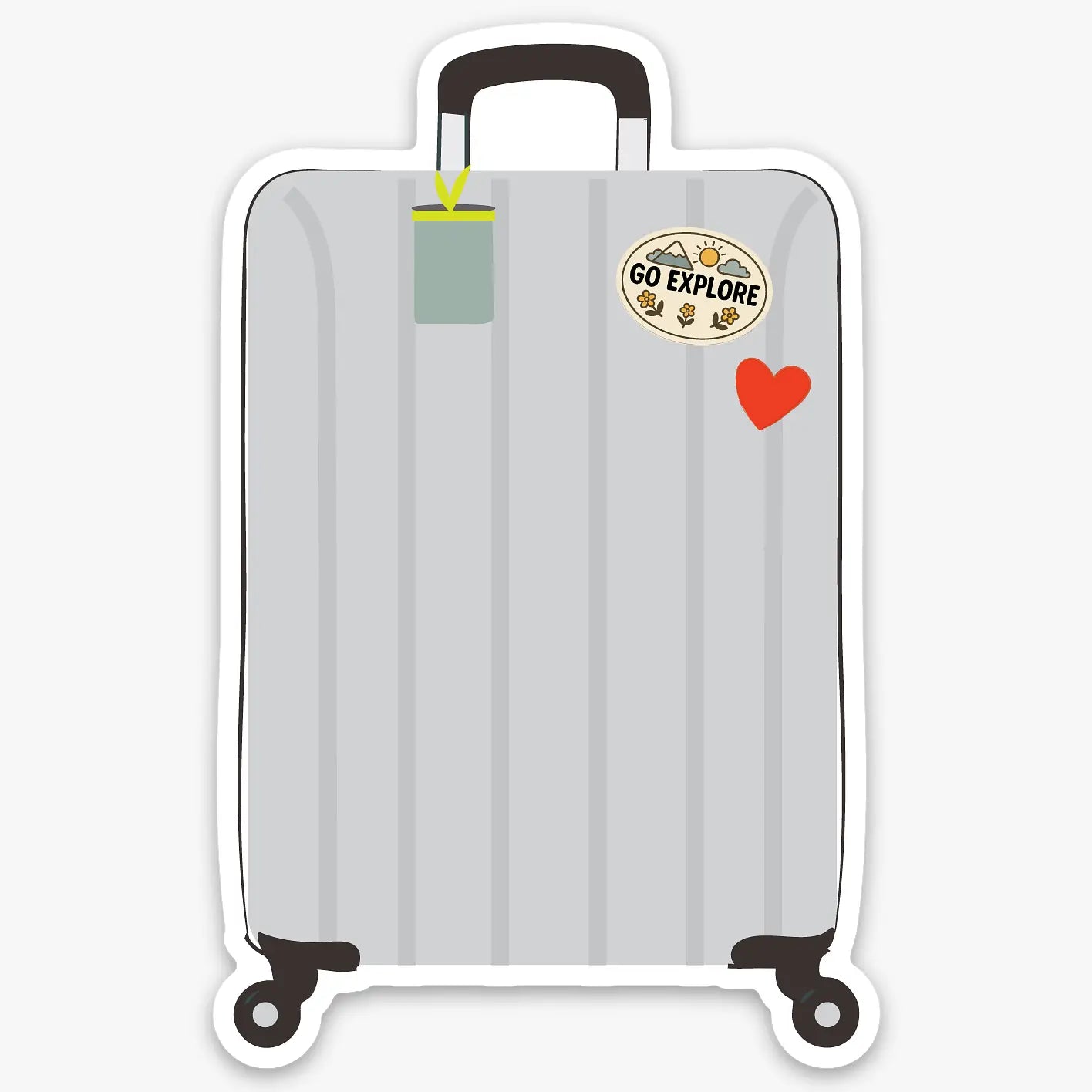 Suitcase Vinyl Sticker