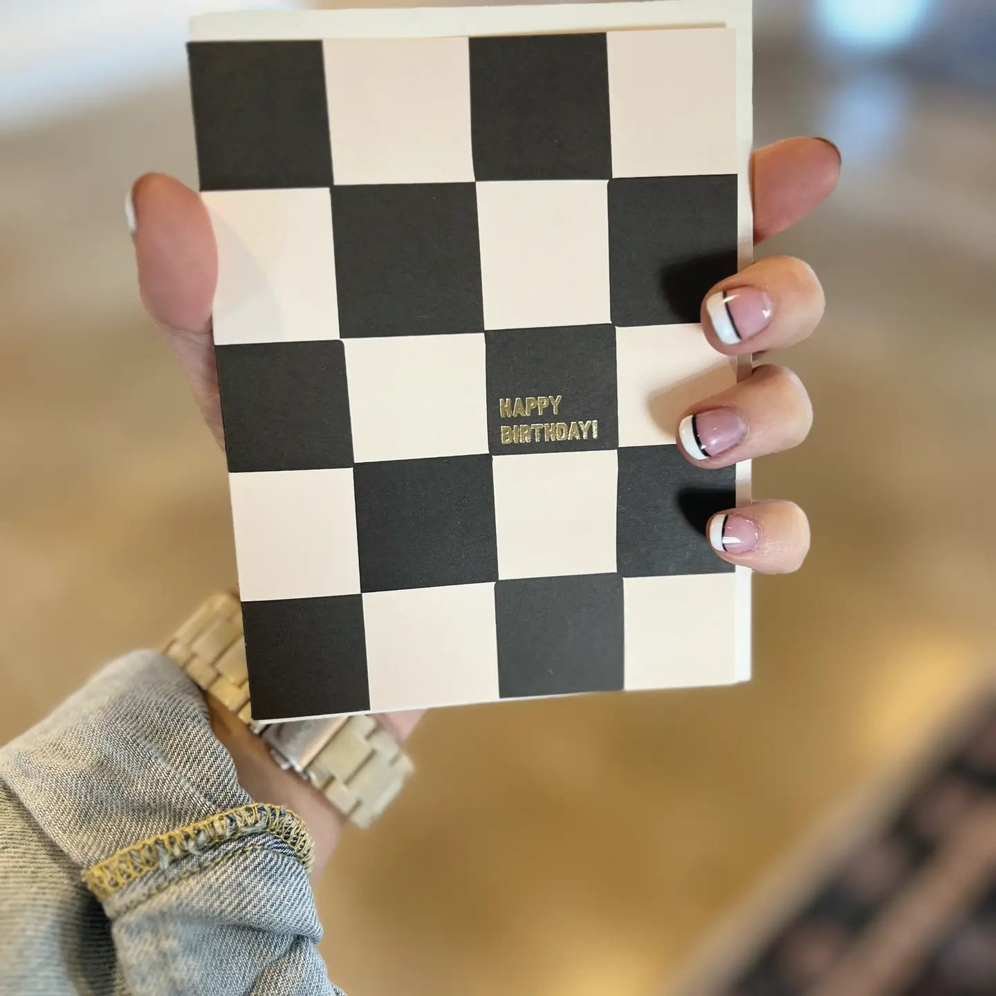 Chessboard Birthday Greeting Card