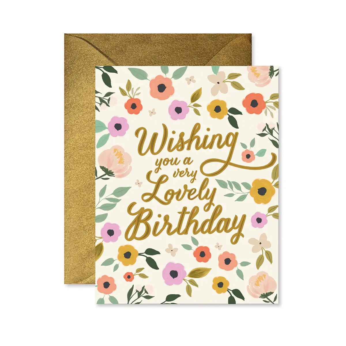 Wishing You A Lovely Birthday Greeting Card
