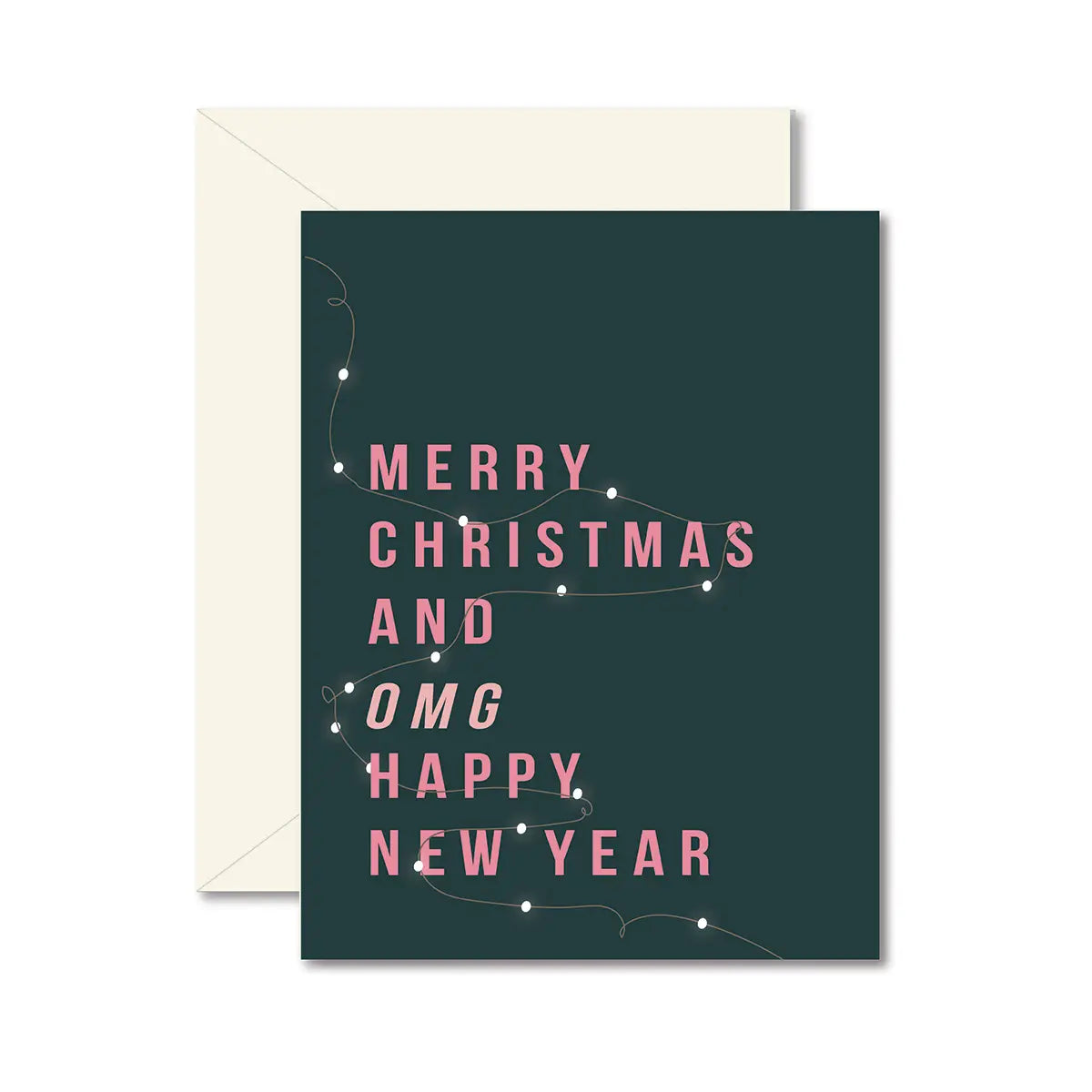 Merry OMG New Year Greeting Card