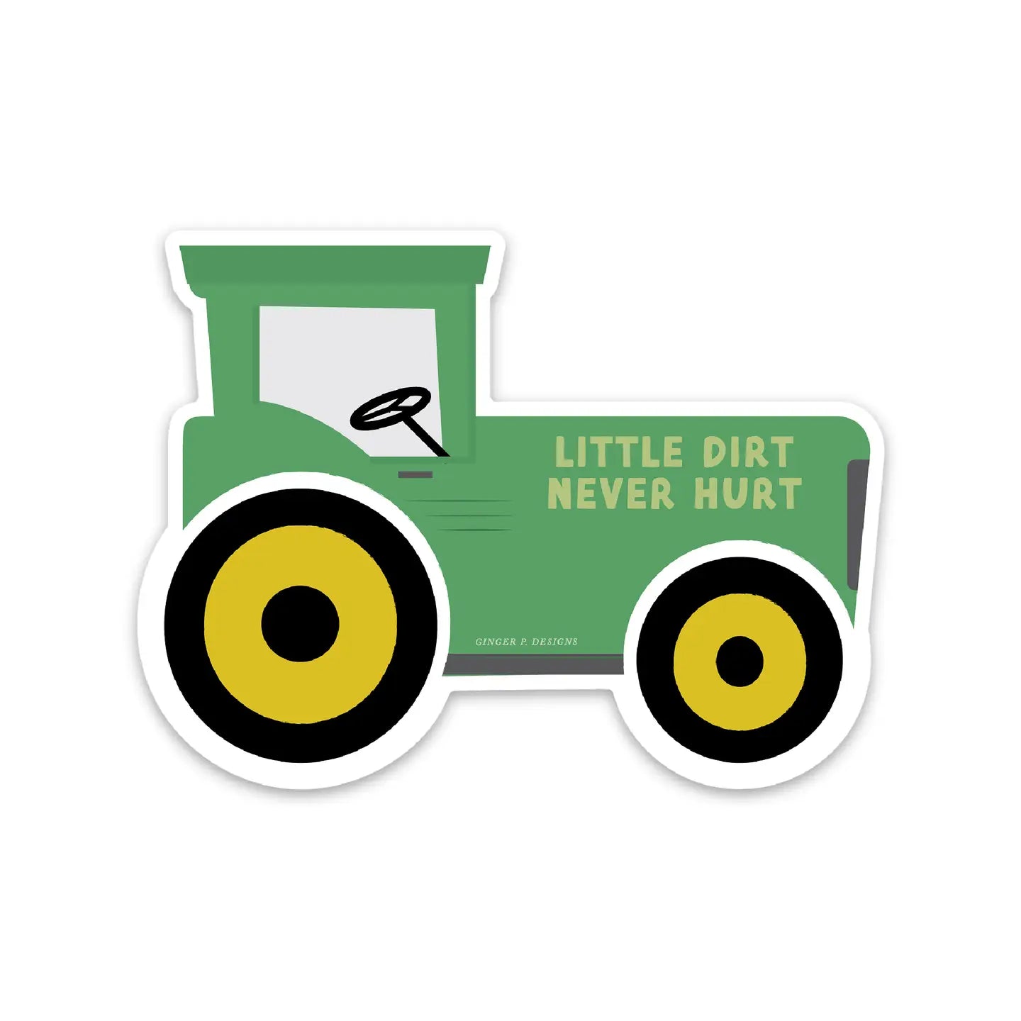 Tractor Vinyl Sticker
