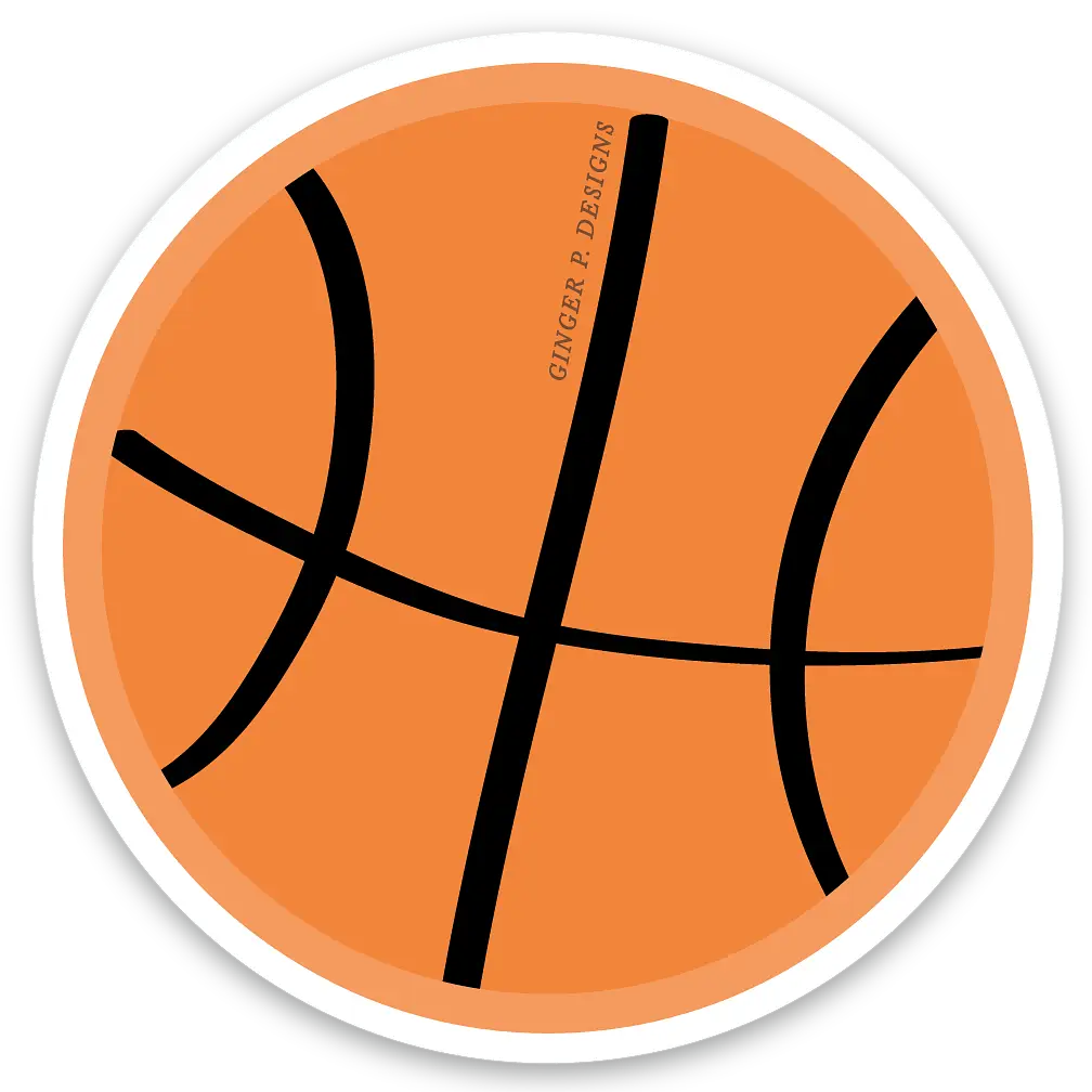 Basketball Vinyl Sticker