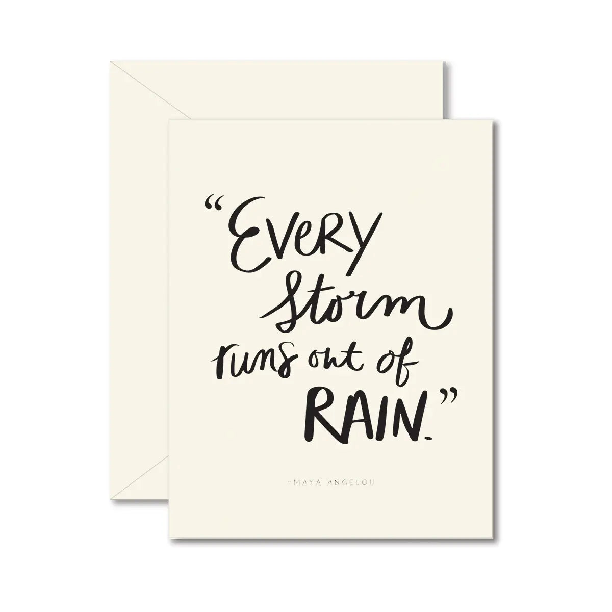 Every Storm Sympathy Greeting Card