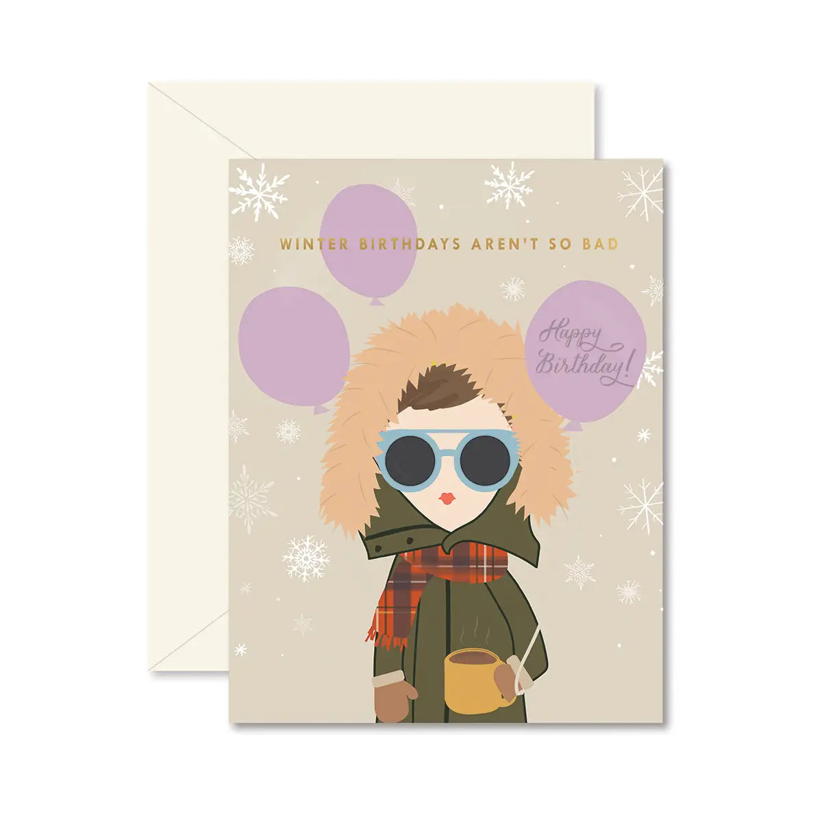 Birthday Parka Greeting Card