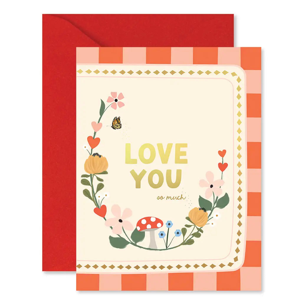 Groovy Love Greeting Card