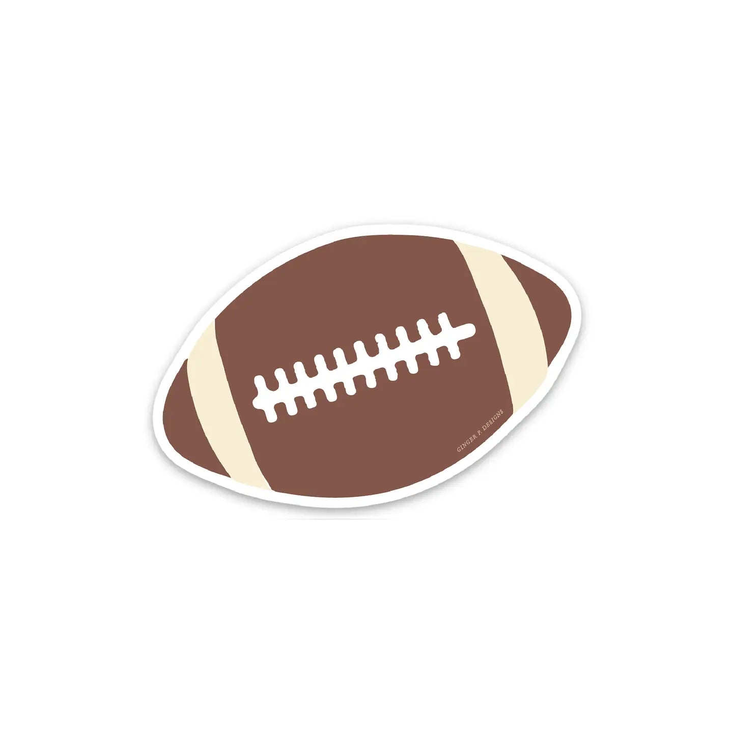 Football Vinyl Sticker