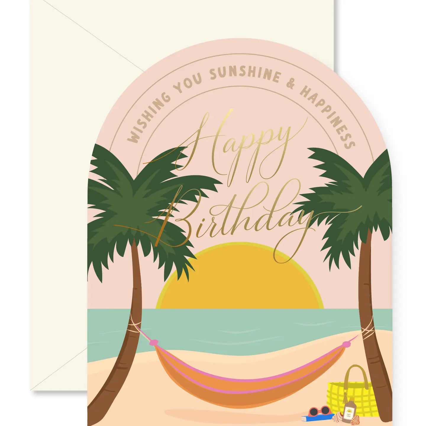 Birthday Hammock Arch Greeting Card