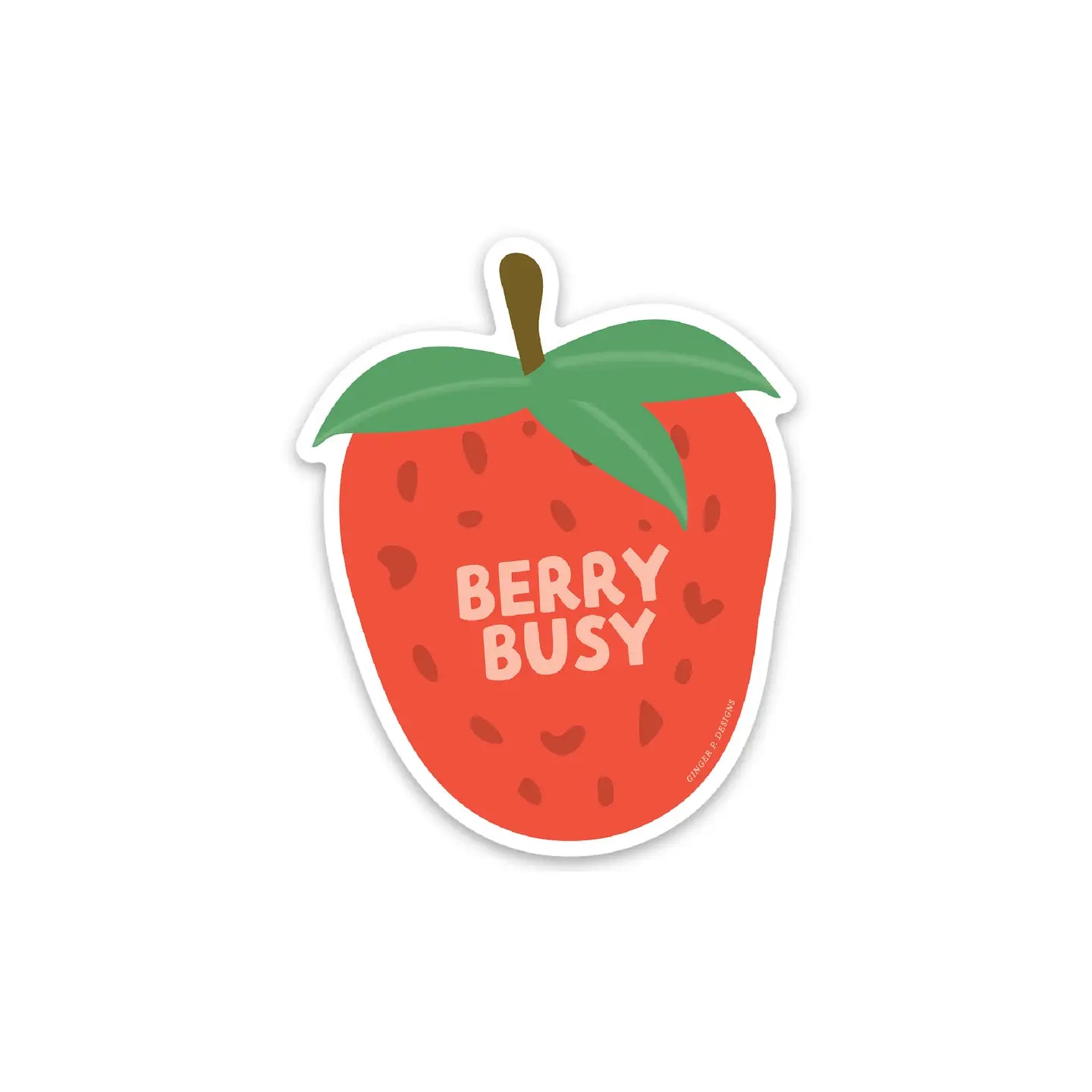 Berry Busy Vinyl Sticker