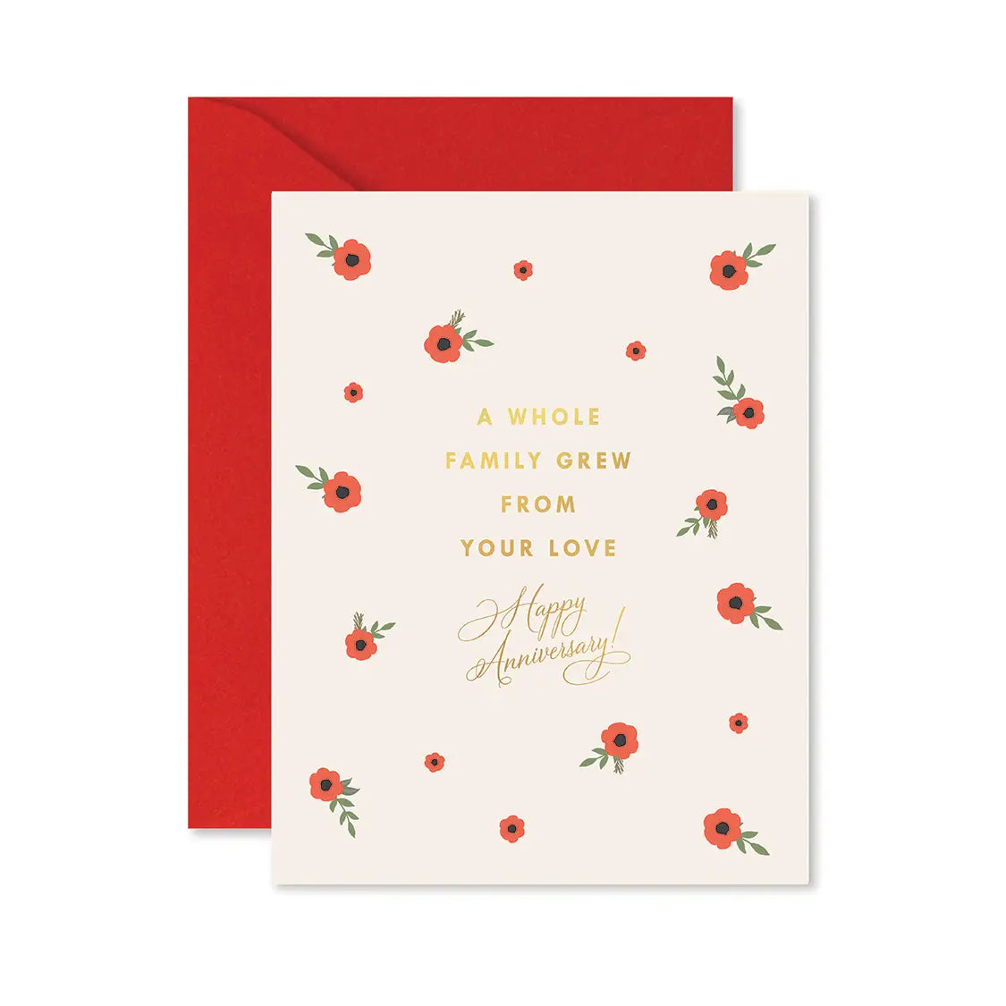 Family Grew Anniversary Greeting Card