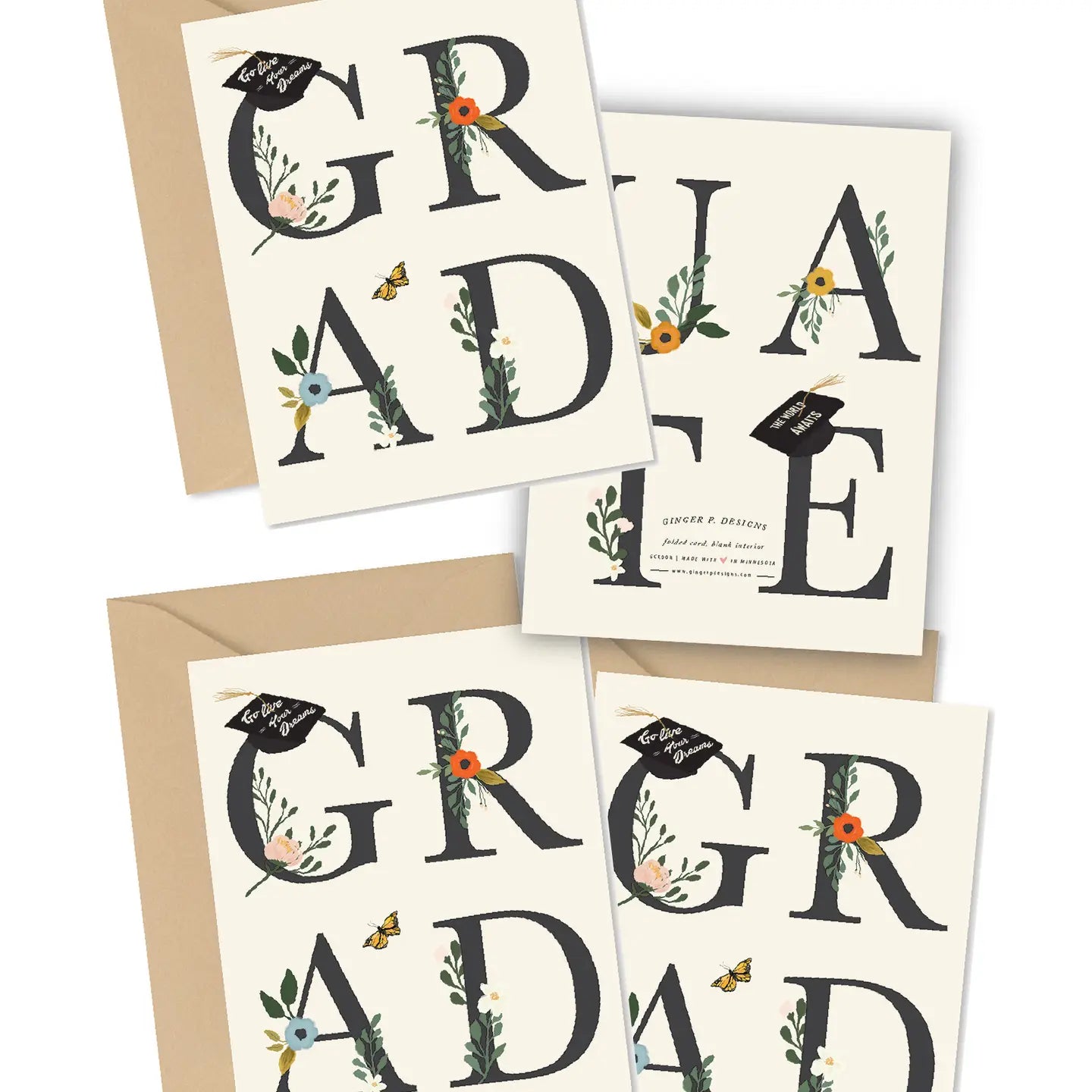 Grad Floral Greeting Cards Boxed Set